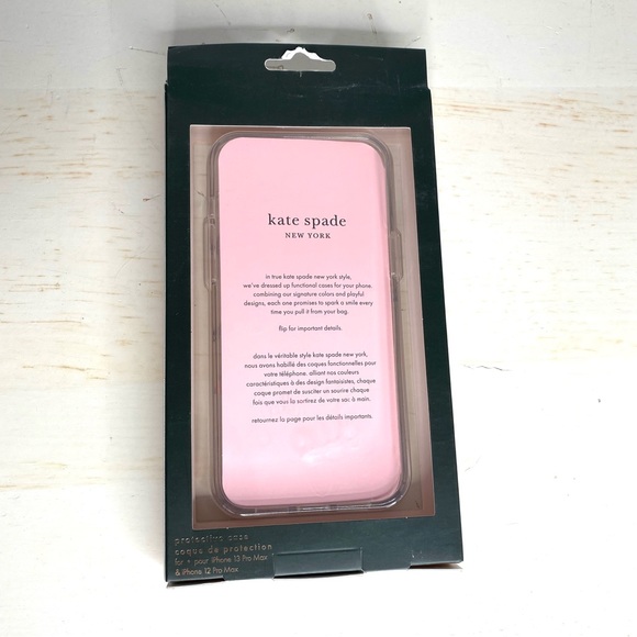 Kate Spade Clear Floral Case iPhone 13 Pro - Picture 4 of 6